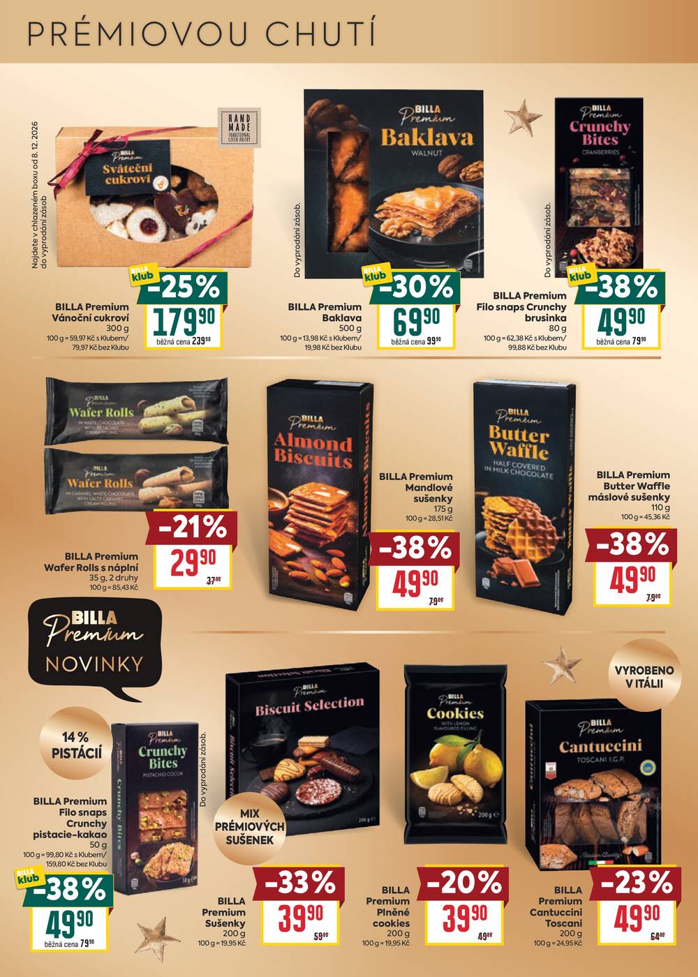 BILLA katalog Premium od 21.10. do 31.12.2026