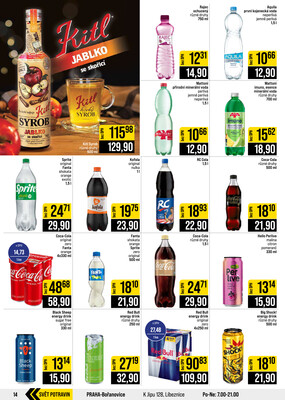 JIP Cash & Carry České Budějovice, Most, Náchod, Polička, Sušice a Svoboda nad Úpou od 14.10. do 20.10.2026