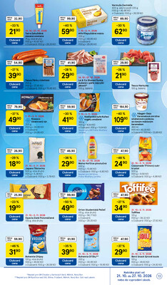 Tesco supermarkety od 21.10. do 27.10.2026