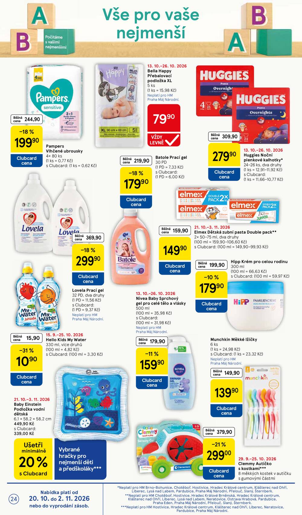 Tesco hypermarkety od 21.10. do 27.10.2026
