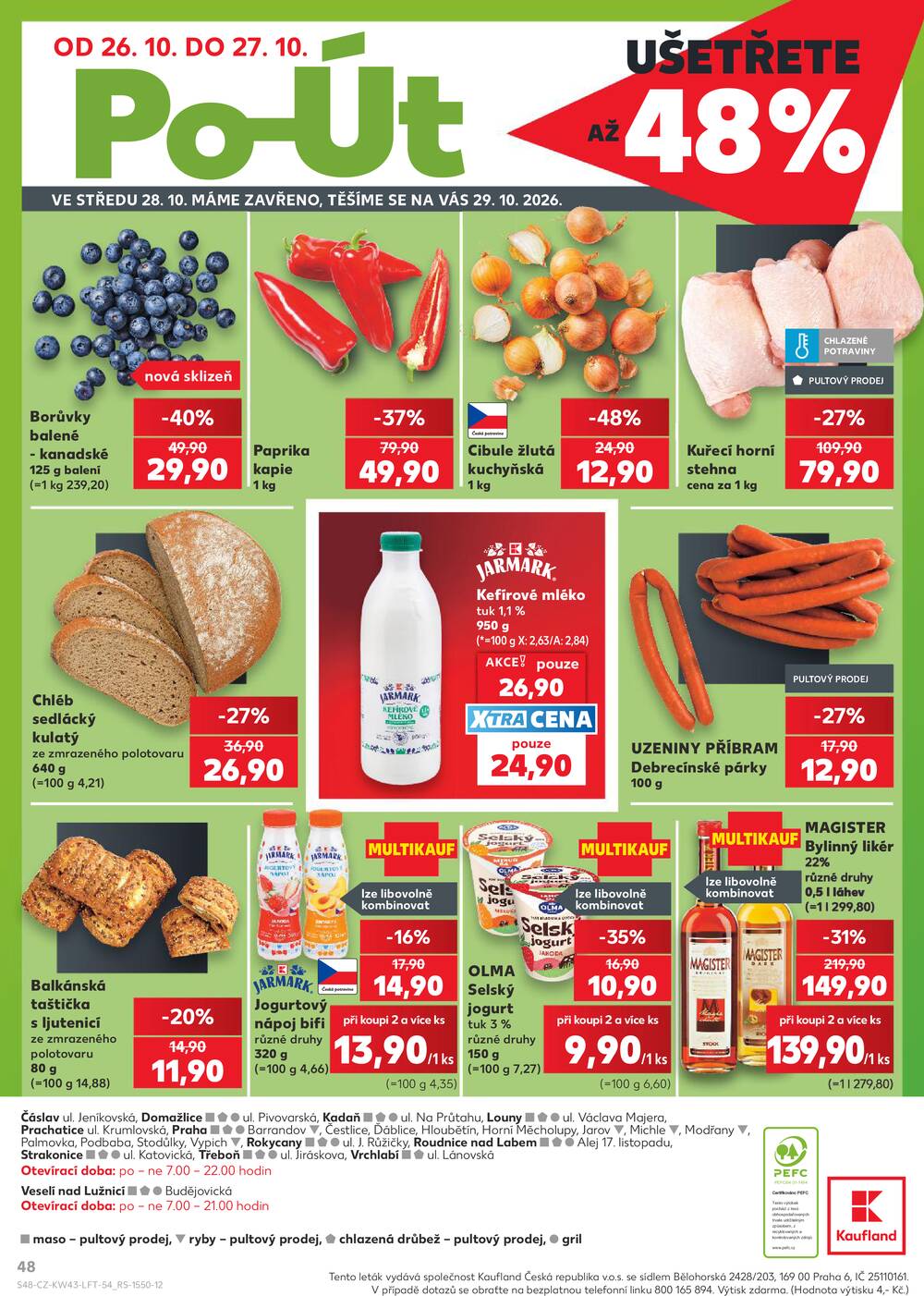 Leták Kaufland - Kaufland 21.10. - 27.10. - Kaufland - Prachatice - strana 48