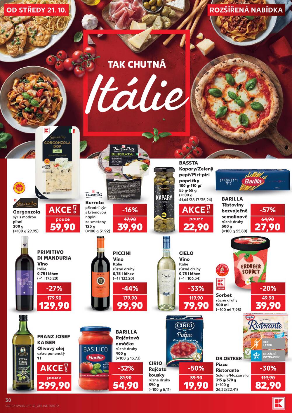 Leták Kaufland - Kaufland 21.10. - 27.10. - Kaufland - Třeboň - strana 30 Leták Kaufland - Kaufland 21.10. - 27.10. - Kaufland - Třeboň - strana 30