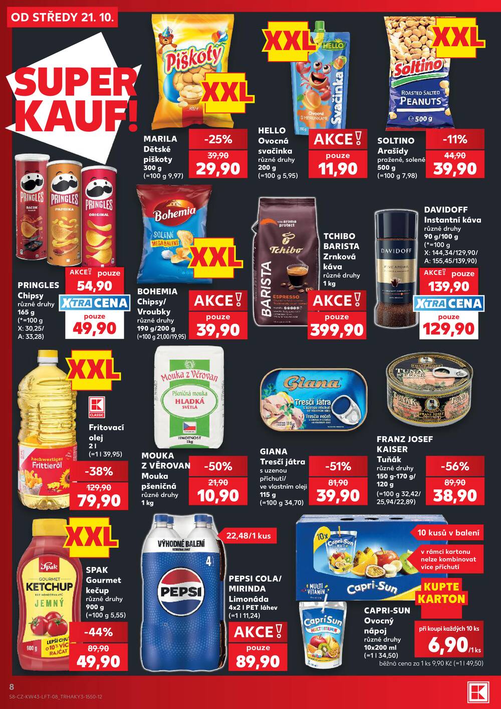 Kaufland 21.10. - 27.10. - Kaufland - Domažlice