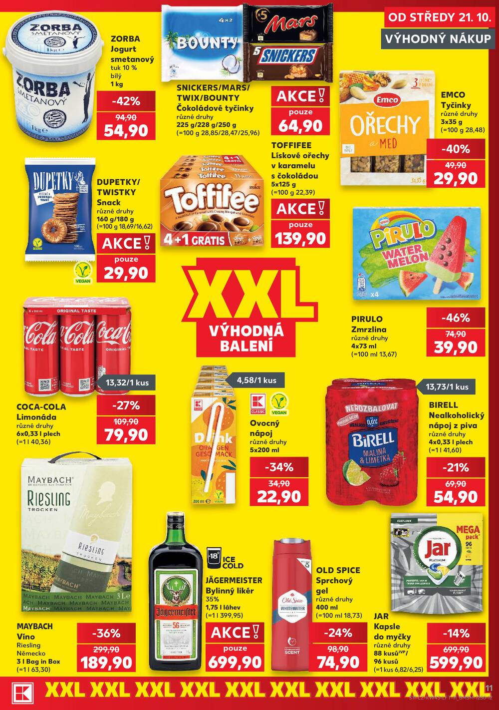 Kaufland 21.10. - 27.10. - Kaufland - Praha 12 (Modřany)