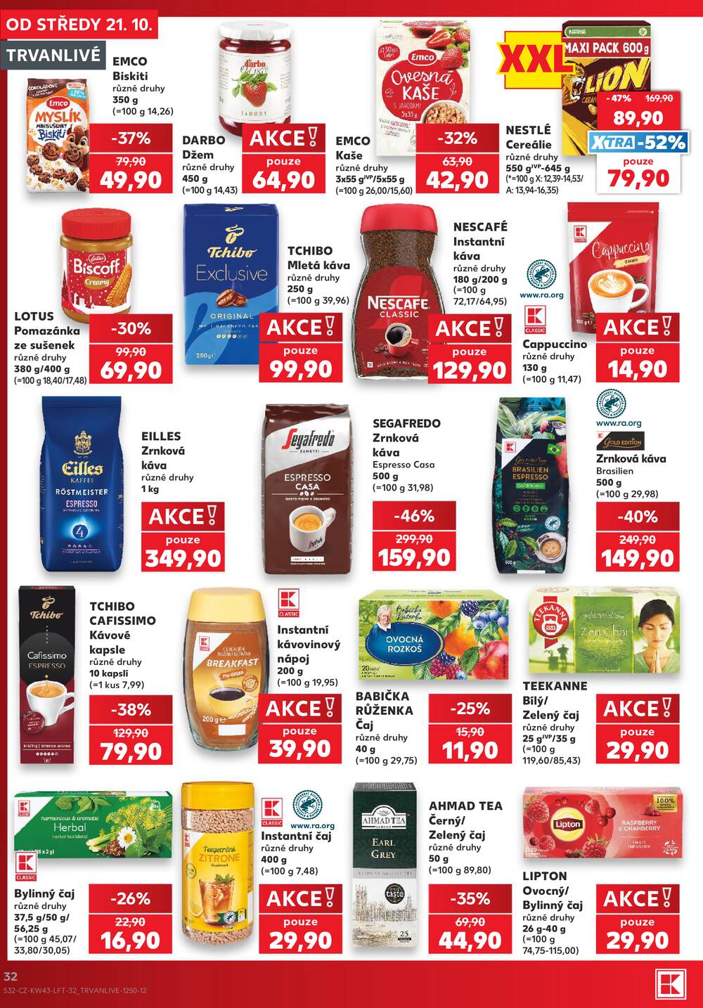 Leták Kaufland - Kaufland 21.10. - 27.10. - Kaufland - Čáslav - strana 32