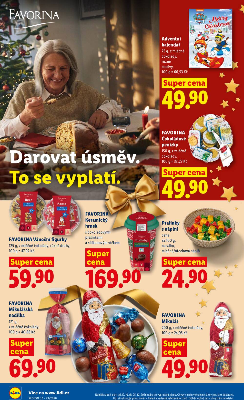 Lidl Čtvrtek od 22.10. do 25.10.2026