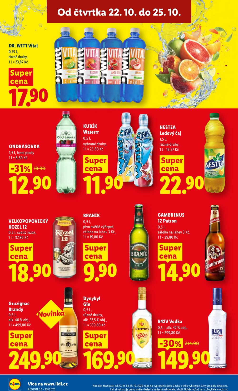 Leták Lidl - Lidl Čtvrtek od 22.10. do 25.10.2026 - strana 32 Leták Lidl - Lidl Čtvrtek od 22.10. do 25.10.2026 - strana 32