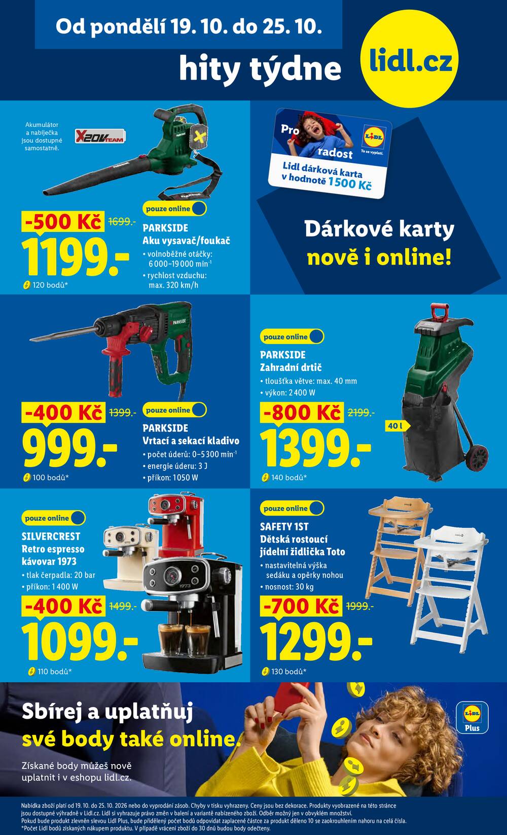 Leták Lidl - Lidl Spotřební zboží 19.10. - 25.10. - strana 4 Leták Lidl - Lidl Spotřební zboží 19.10. - 25.10. - strana 4