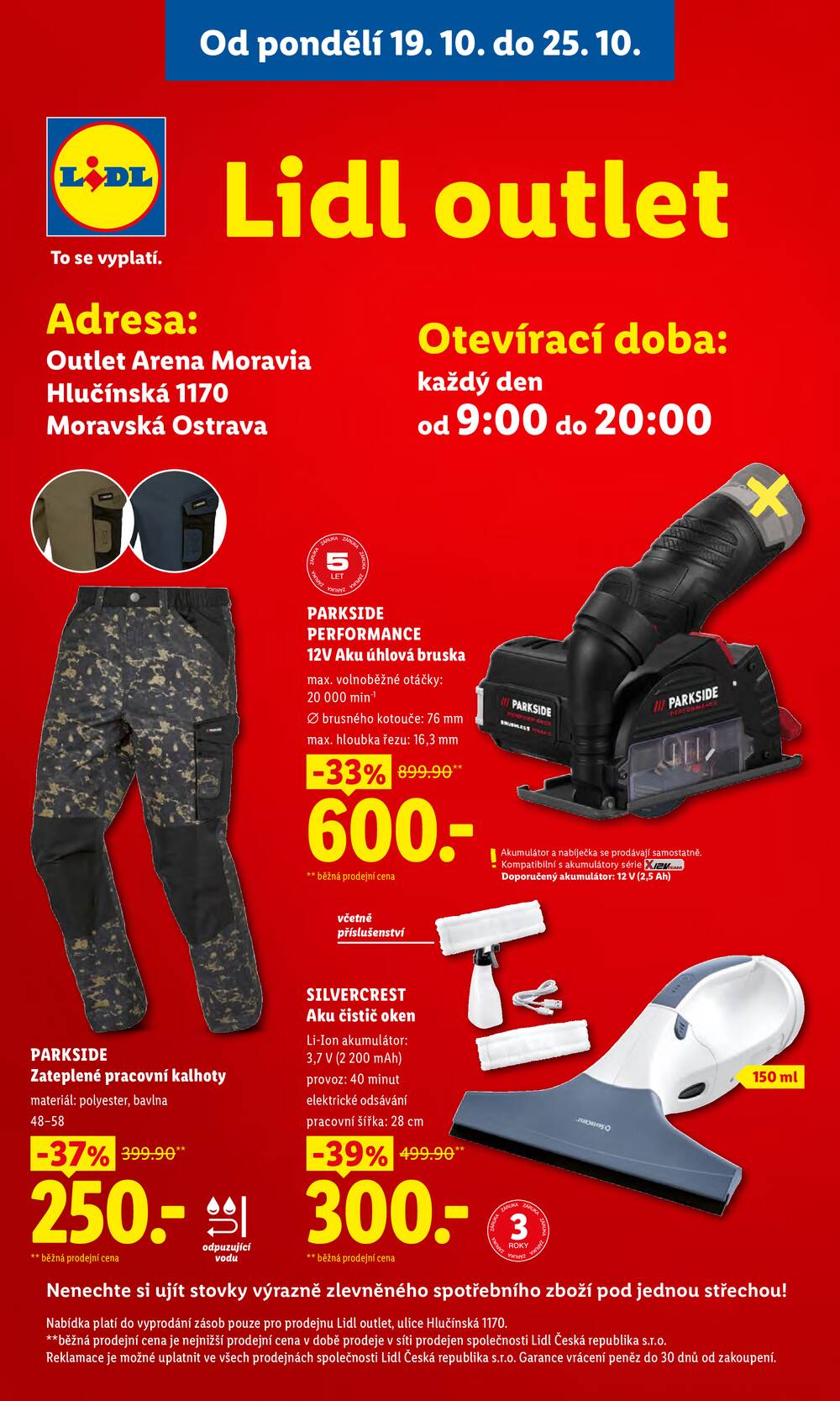 Leták Lidl - Lidl Spotřební zboží 19.10. - 25.10. - strana 6 Leták Lidl - Lidl Spotřební zboží 19.10. - 25.10. - strana 6