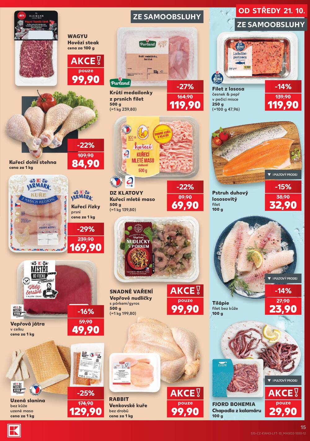 Kaufland 21.10. - 27.10. - Kaufland - Kuřim