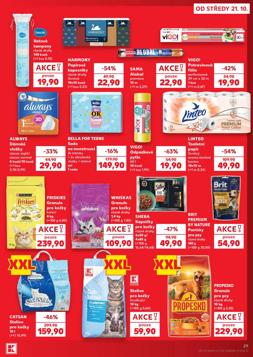 Kaufland 21.10. - 27.10. - Kaufland - Kuřim