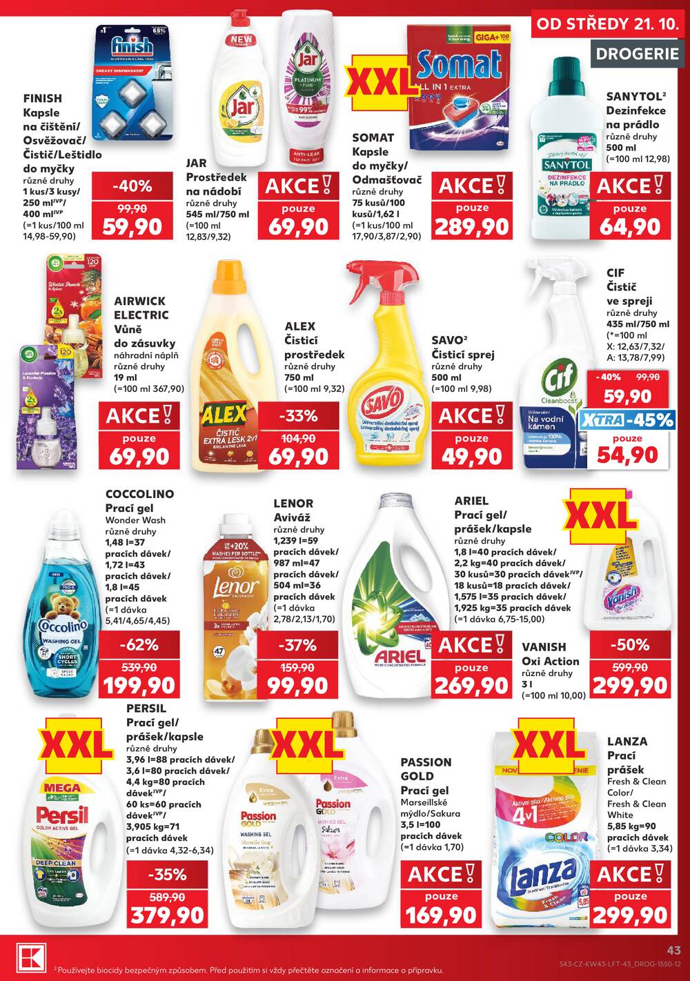 Kaufland 21.10. - 27.10. - Kaufland - Kuřim