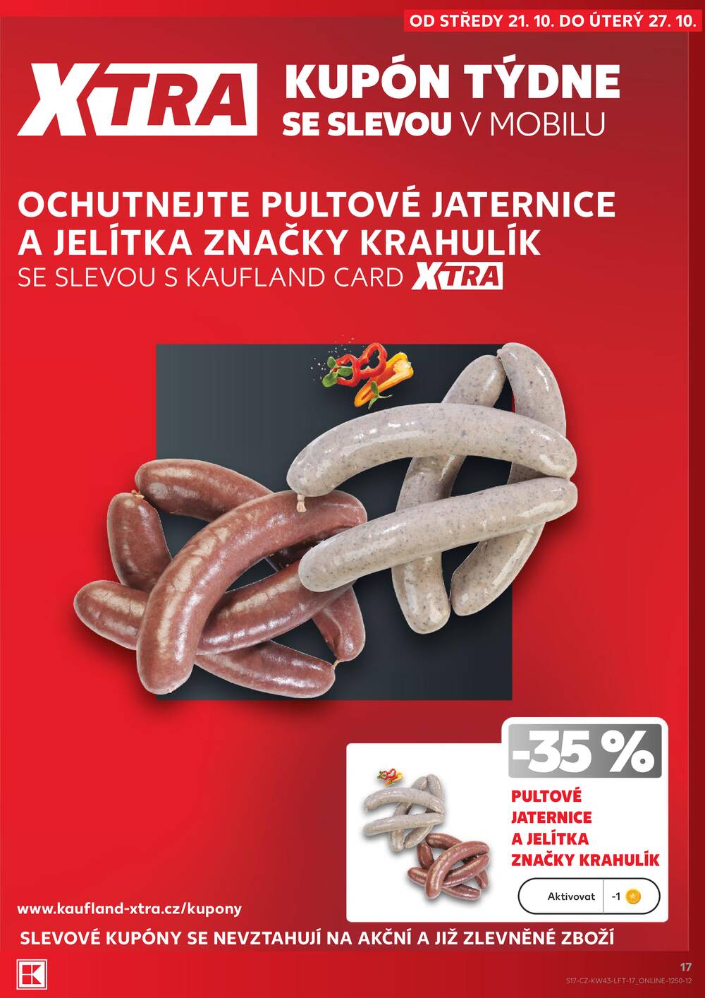 Kaufland 21.10. - 27.10. - Kaufland - Svitavy