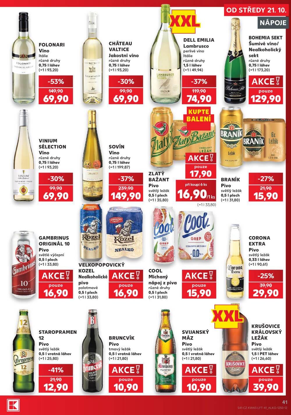 Kaufland 21.10. - 27.10. - Kaufland - Jeseník 1