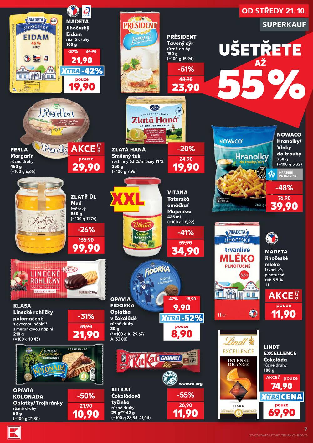 Leták Kaufland - Kaufland 21.10. - 27.10. - Kaufland - Ostrava - Moravská Ostrava - strana 7