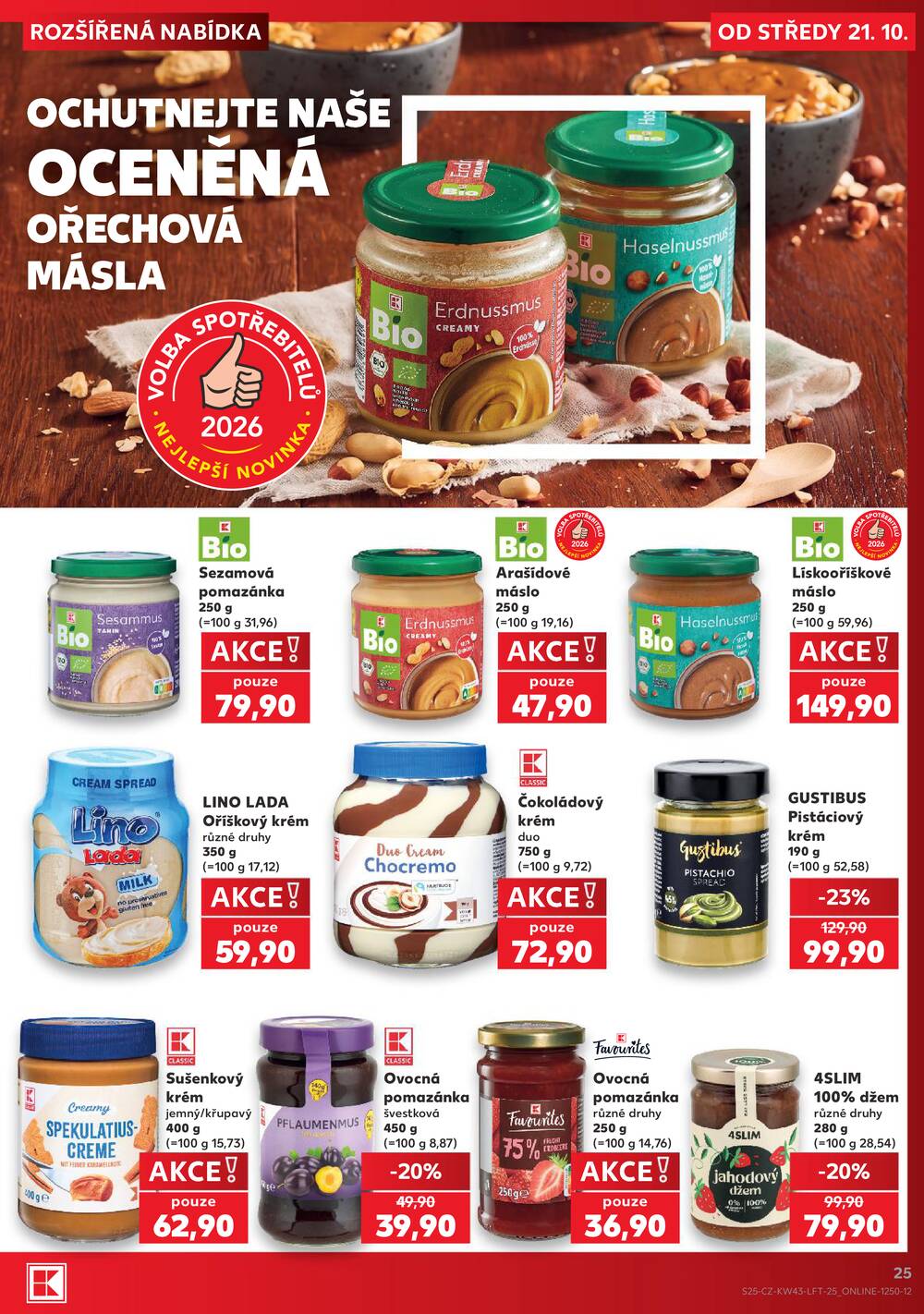 Kaufland 21.10. - 27.10. - Kaufland - Praha 8 (Malý Klín)
