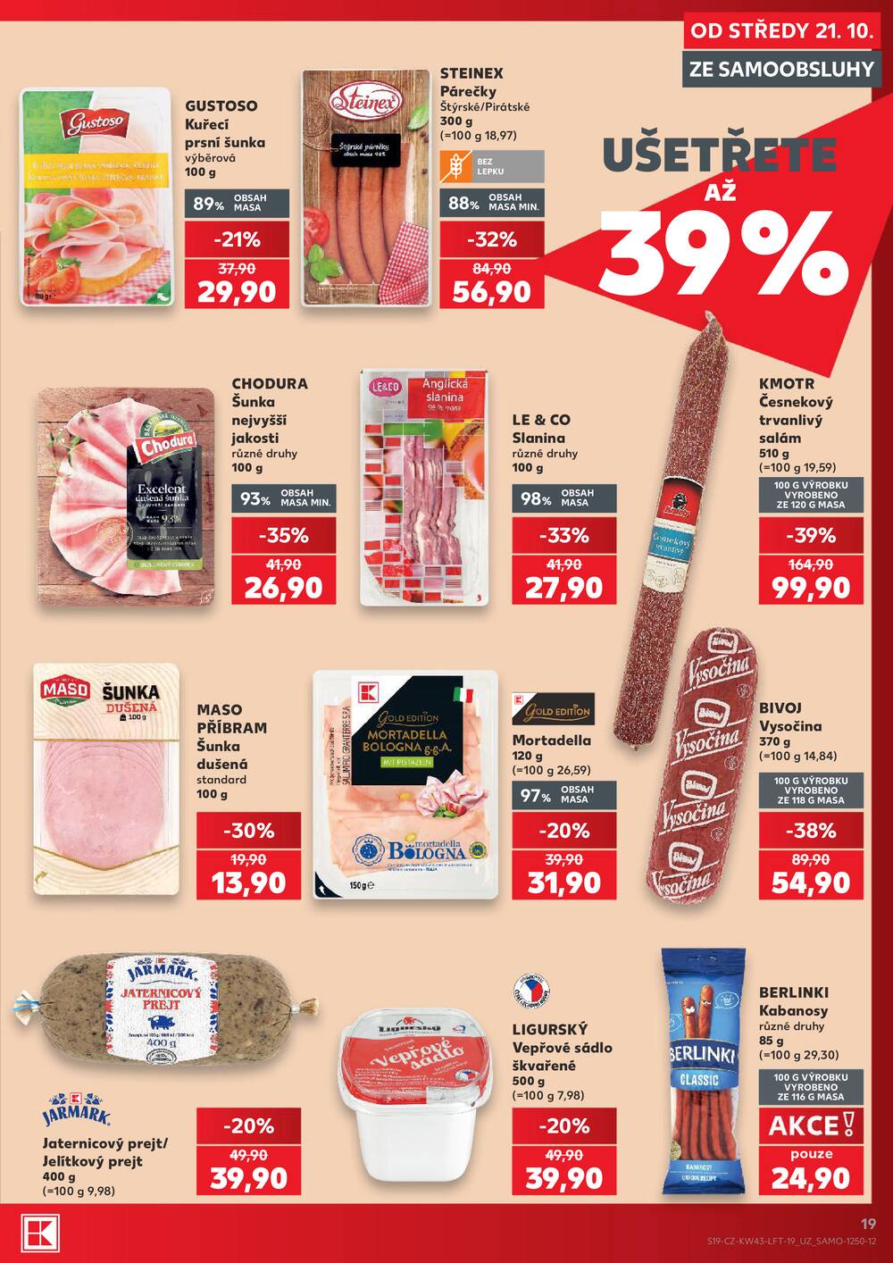 Kaufland 21.10. - 27.10. - Kaufland - Zlín - Vršava