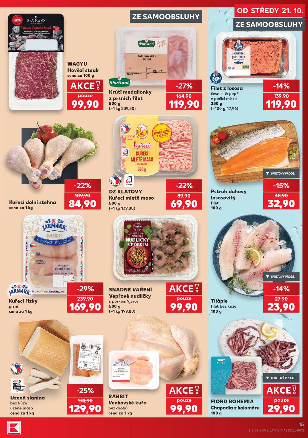 Kaufland 21.10. - 27.10. - Kaufland - Plzeň - Košutka
