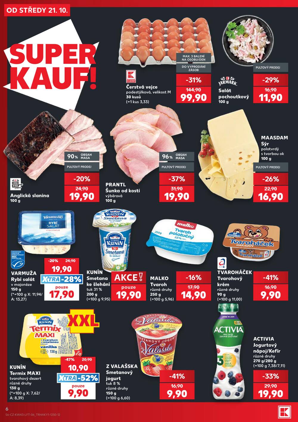 Kaufland 21.10. - 27.10. - Kaufland - Ústí nad Labem (Všebořická)