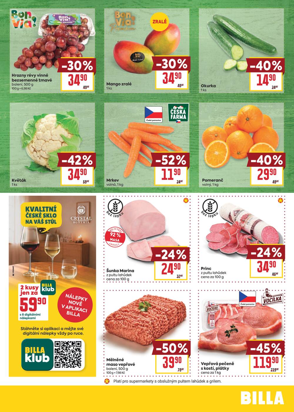 BILLA malý leták od 21.10. do 27.10.2026