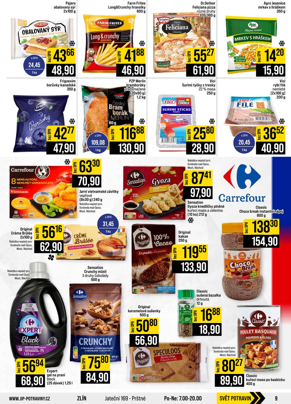 Leták JIP - JIP Cash & Carry České Budějovice, Most, Náchod, Polička, Sušice a Svoboda nad Úpou od 21.10. do 27.10.2026 - strana 9