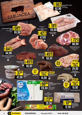 JIP Cash & Carry České Budějovice, Most, Náchod, Polička, Sušice a Svoboda nad Úpou od 21.10. do 27.10.2026