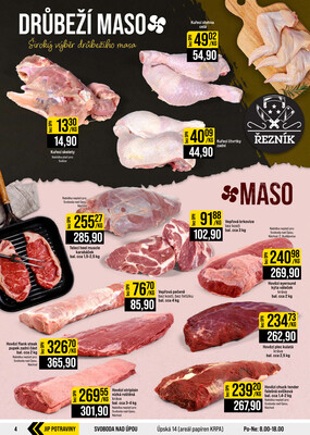 JIP Cash & Carry České Budějovice, Most, Náchod, Polička, Sušice a Svoboda nad Úpou od 21.10. do 27.10.2026