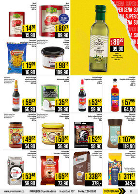 JIP Cash & Carry České Budějovice, Most, Náchod, Polička, Sušice a Svoboda nad Úpou od 21.10. do 27.10.2026