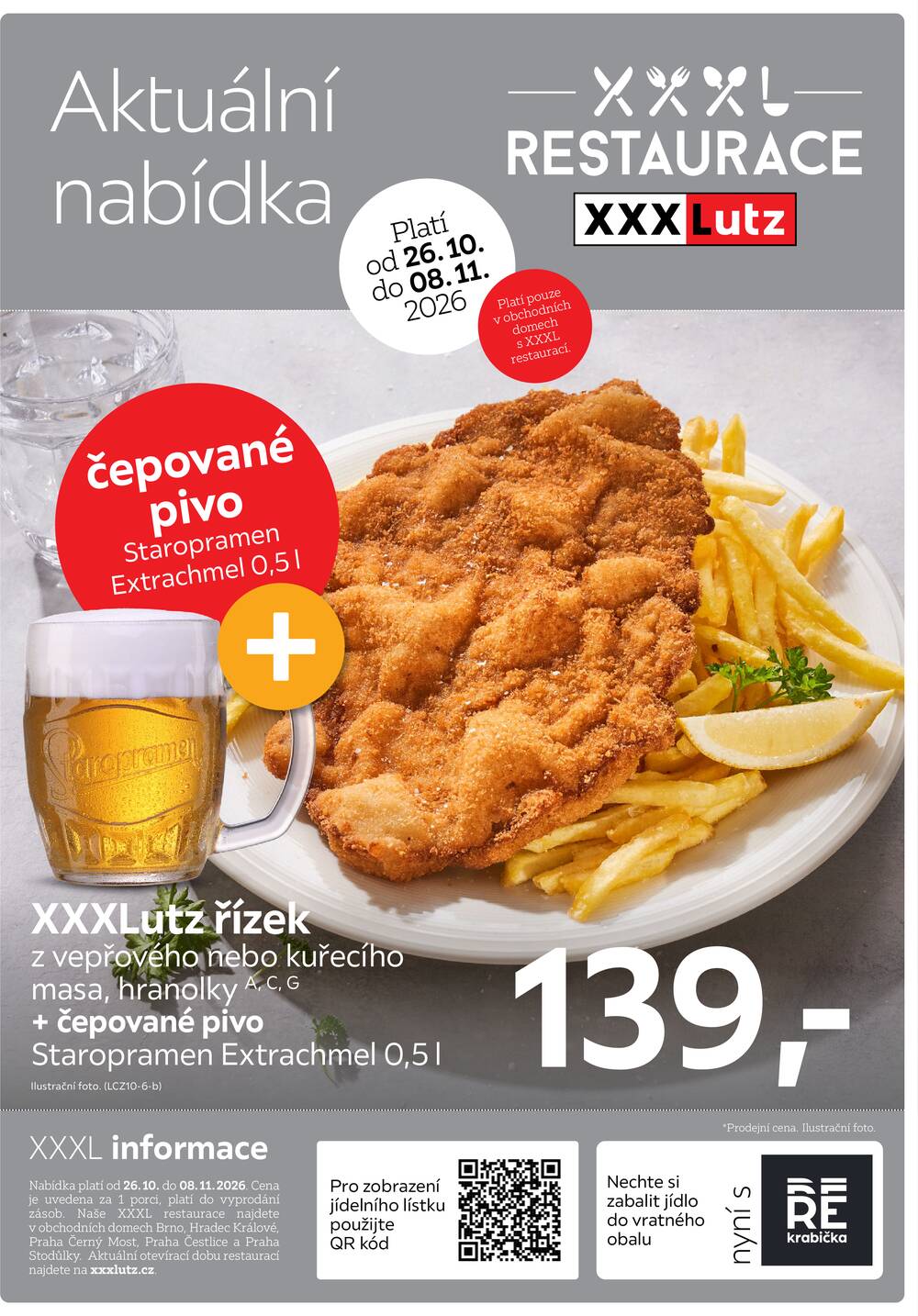 Leták XXXLutz - XXXLutz Resto 26.10. - 8.11. - strana 1