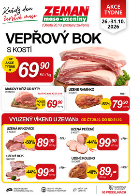 ZEMAN maso-uzeniny : 1 leták