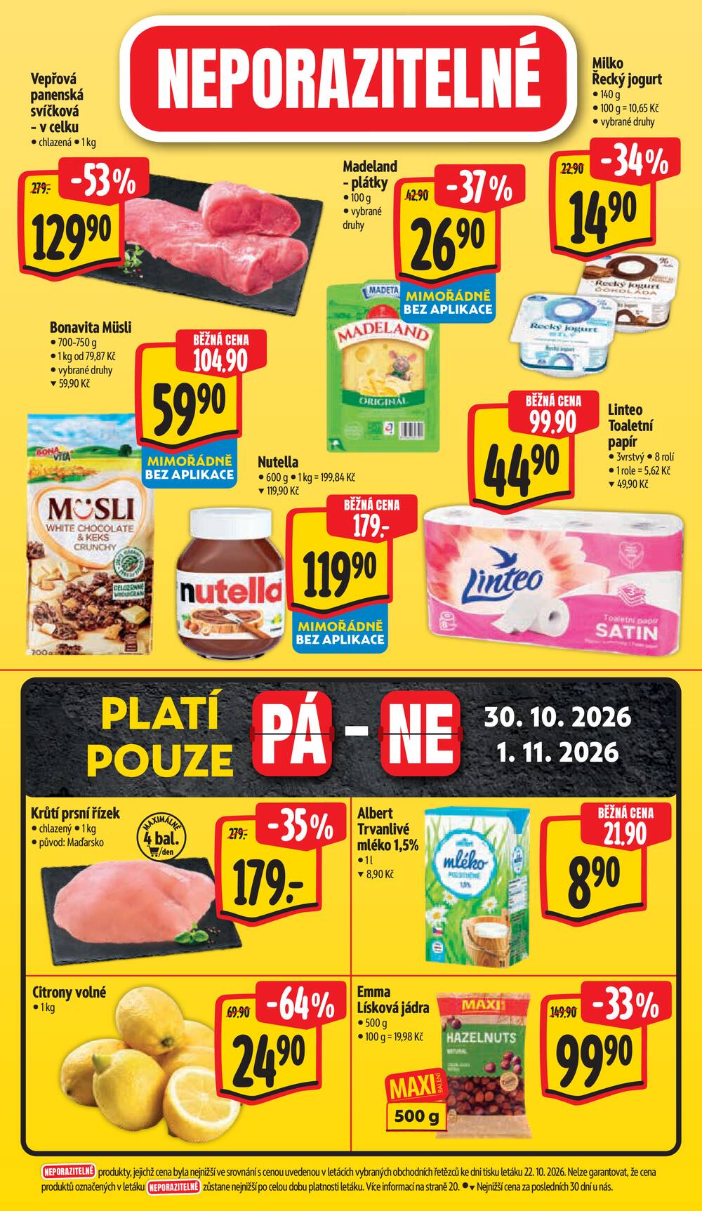Leták Albert - Albert Supermarket Jihomoravský od 29.10. do 3.11.2026 - strana 8 Leták Albert - Albert Supermarket Jihomoravský od 29.10. do 3.11.2026 - strana 8