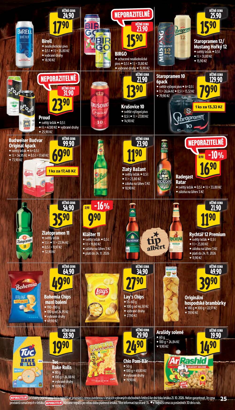 Leták Albert - Albert Hypermarket Jihomoravský od 29.10. do 3.11.2026 - strana 33 Leták Albert - Albert Hypermarket Jihomoravský od 29.10. do 3.11.2026 - strana 33