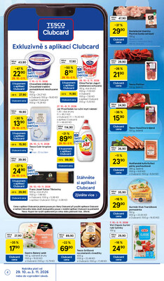 Tesco supermarkety od 29.10. do 3.11.2026