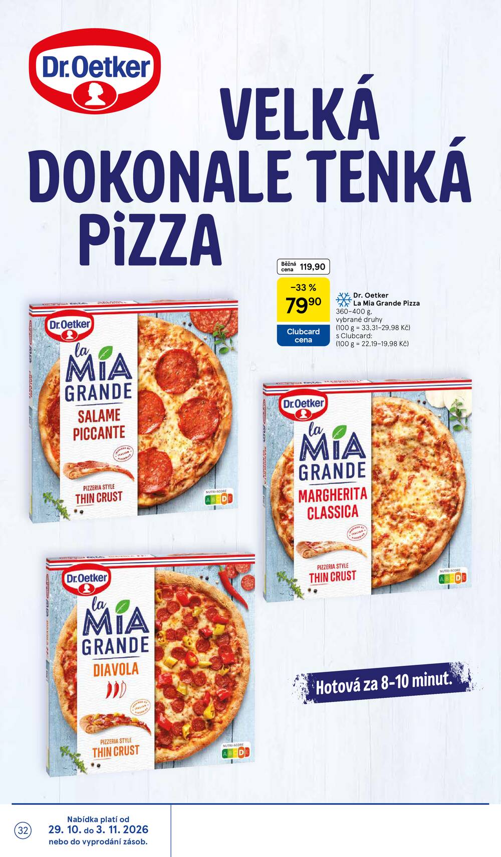 Tesco hypermarkety od 29.10. do 3.11.2026