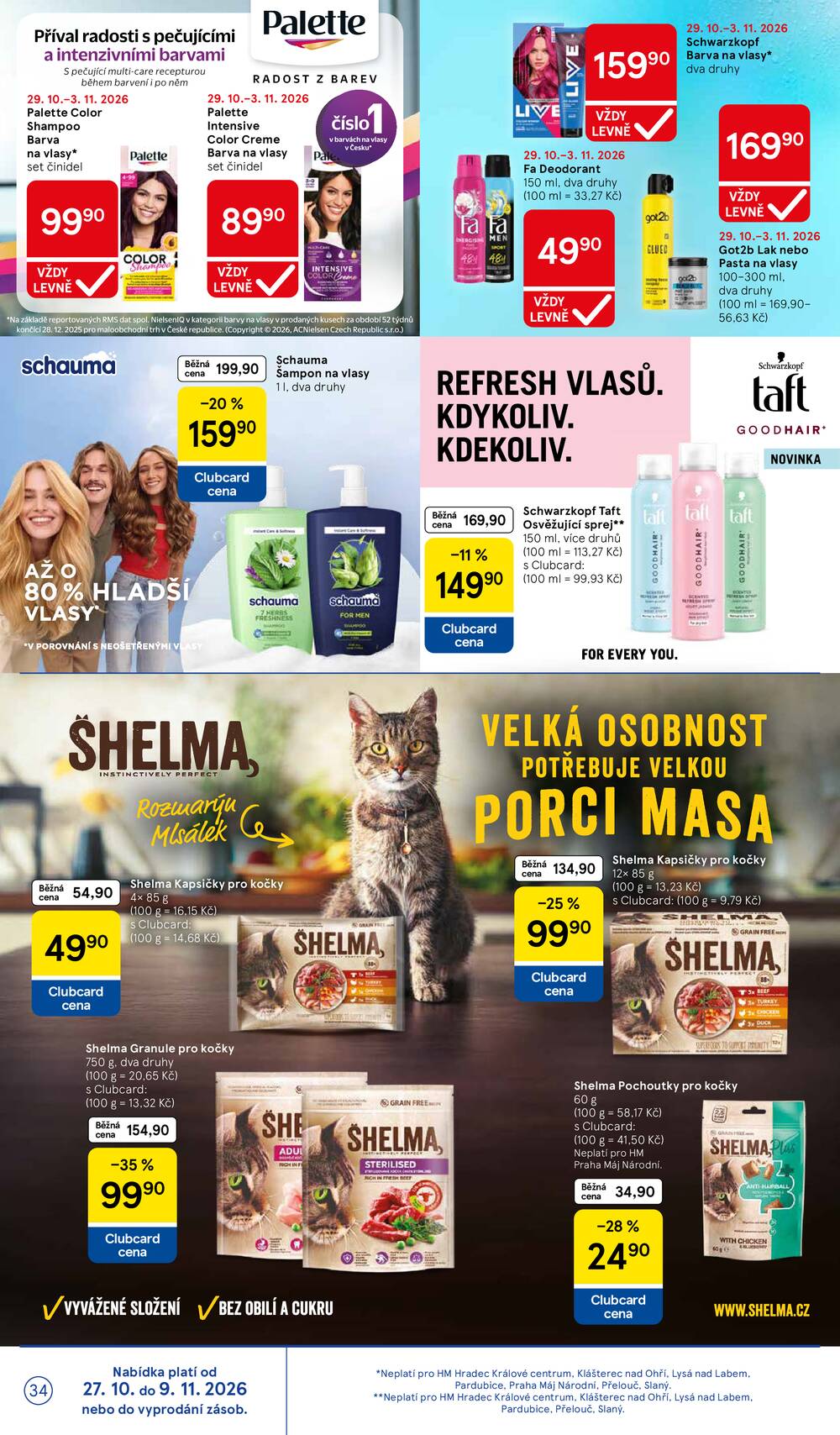 Tesco hypermarkety od 29.10. do 3.11.2026