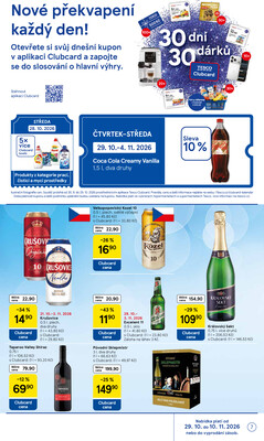 Tesco hypermarkety od 29.10. do 3.11.2026