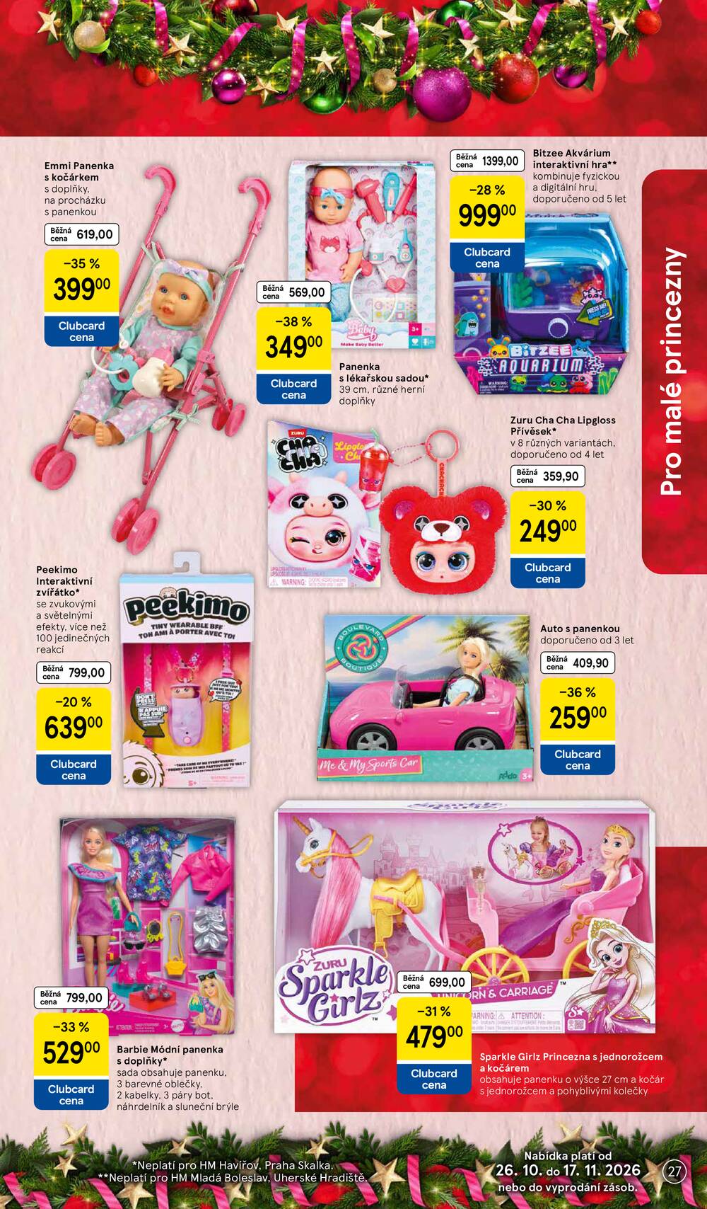 Tesco SPECIÁL hypermarkety  od 26.10. do 17.11.2026