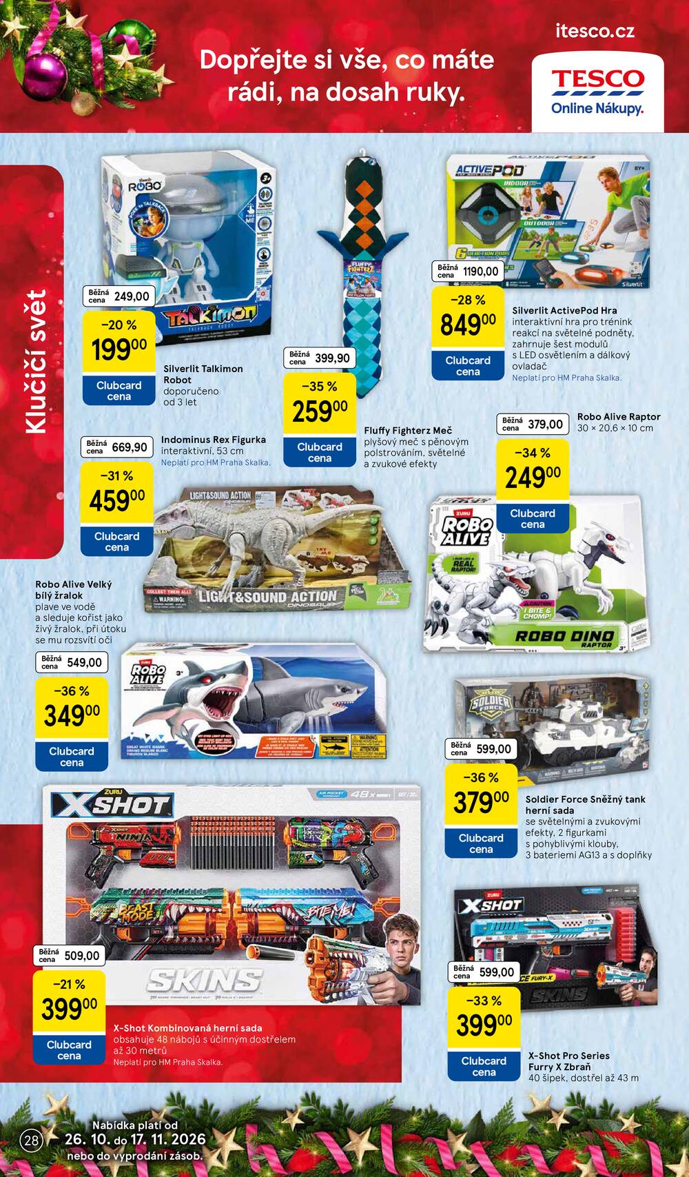 Tesco SPECIÁL hypermarkety  od 26.10. do 17.11.2026