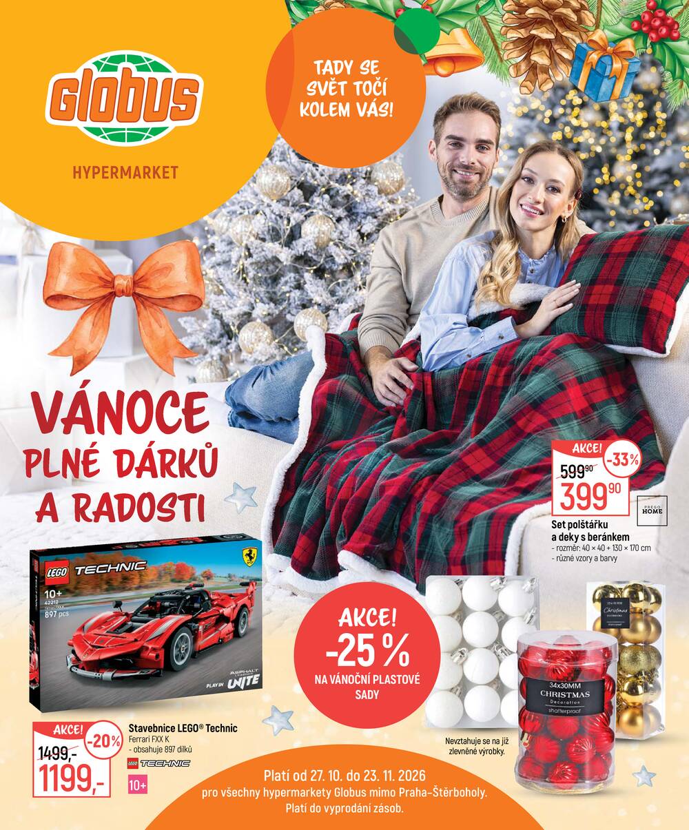 Leták Globus - Akční leták Globus 27.10. - 23.11.2026 - Globus Liberec - strana 1 Leták Globus - Akční leták Globus 27.10. - 23.11.2026 - Globus Liberec - strana 1