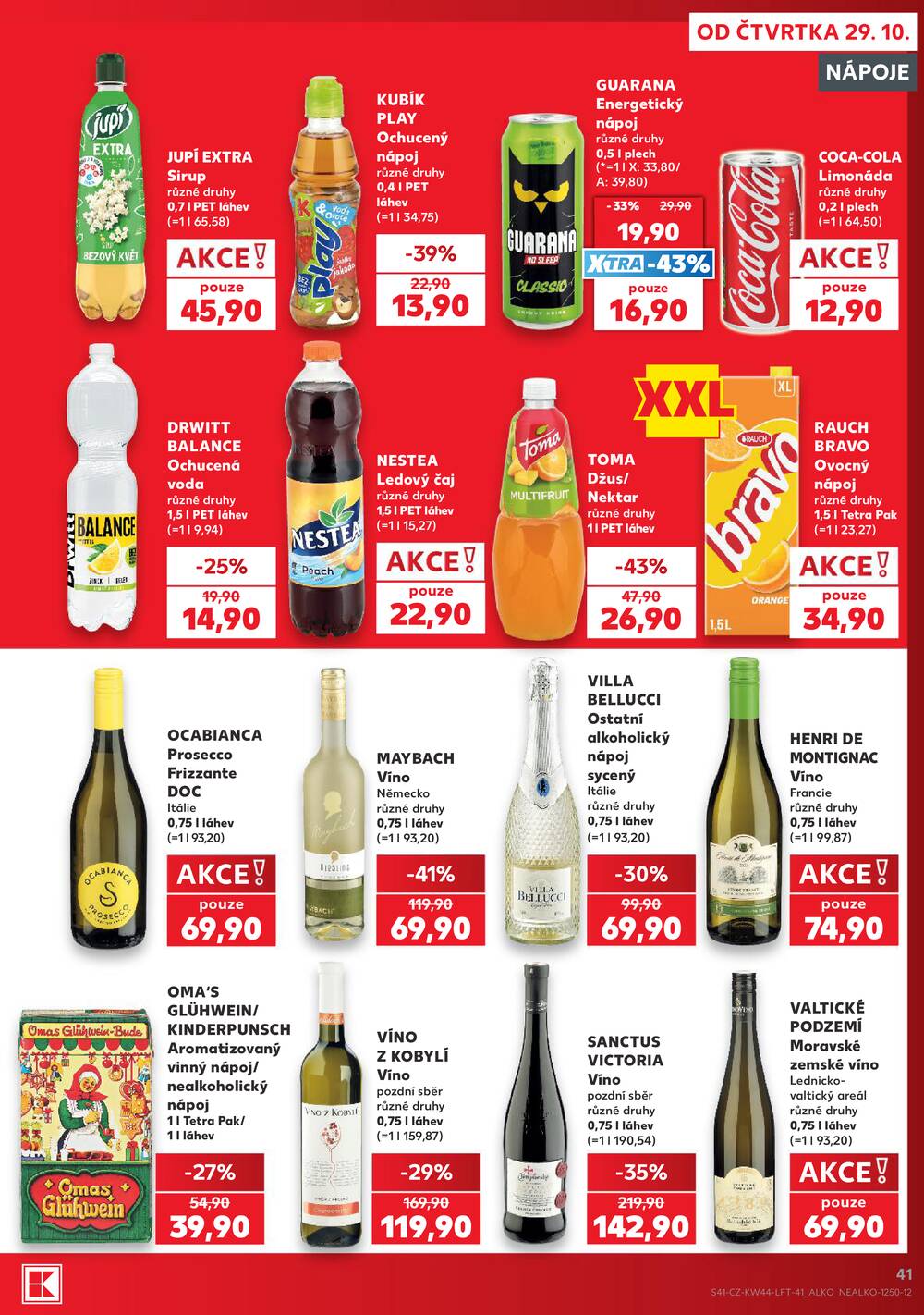 Kaufland 29.10. - 3.11. - Kaufland - Prachatice