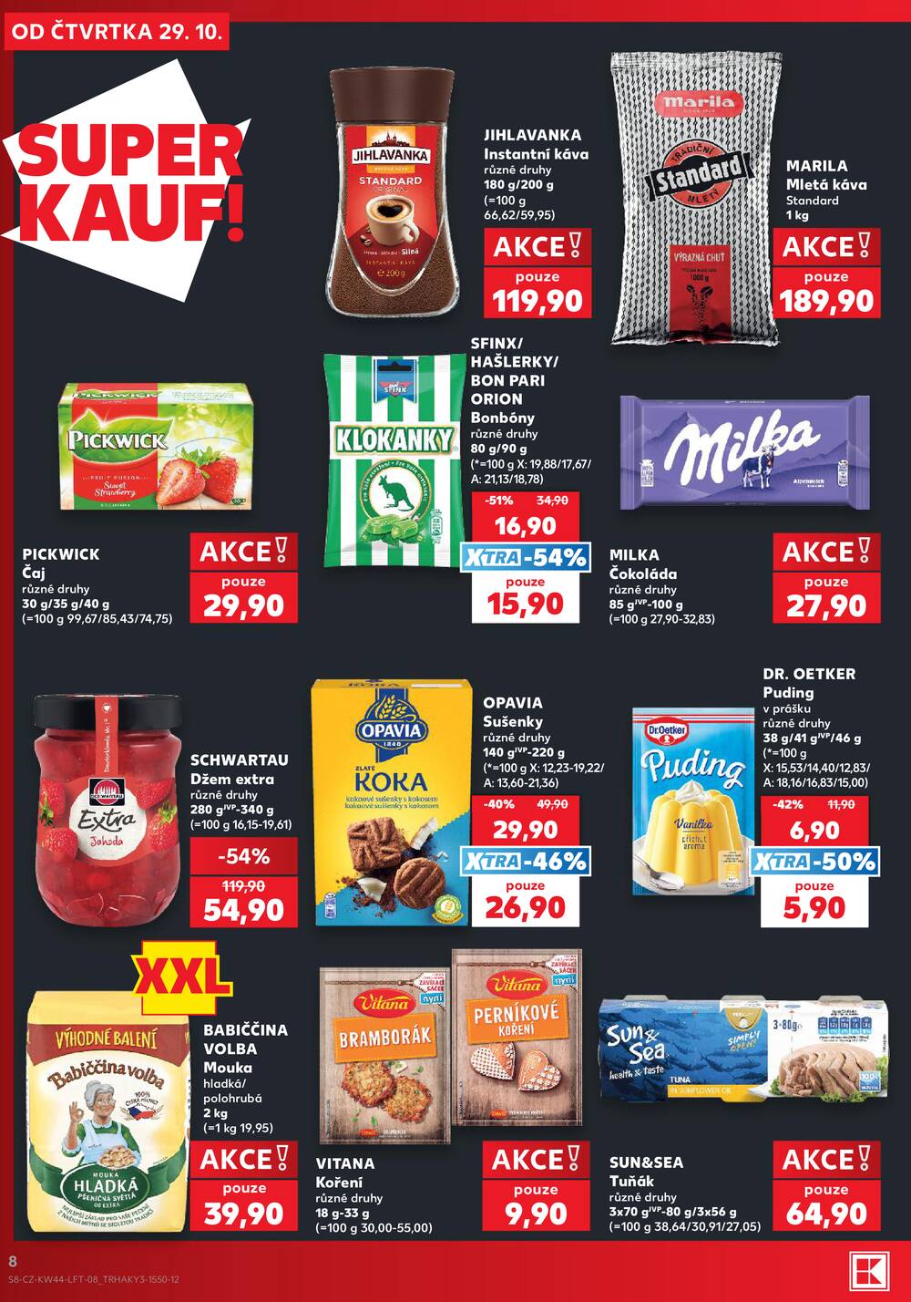 Leták Kaufland - Kaufland 29.10. - 3.11. - Kaufland - Třeboň - strana 8