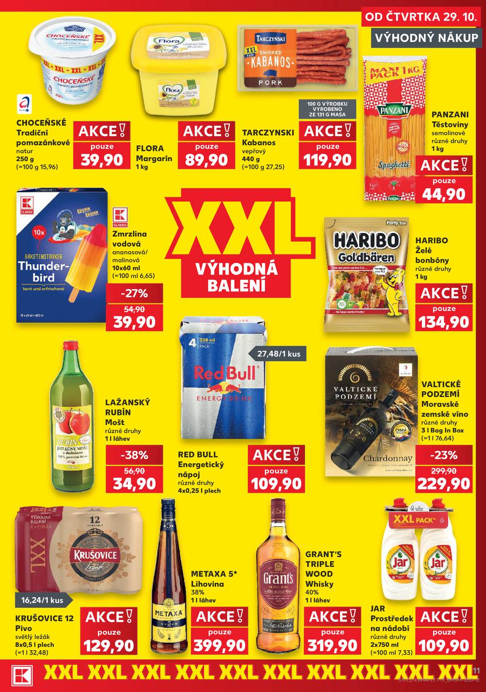Kaufland 29.10. - 3.11. - Kaufland - Praha 3 (Jarov)