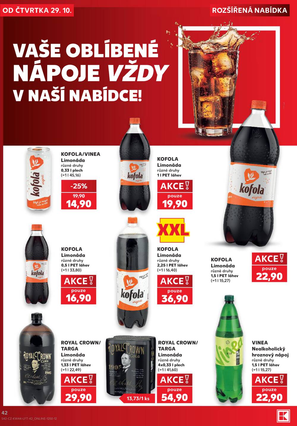 Leták Kaufland - Kaufland 29.10. - 3.11. - Kaufland - Strakonice - strana 42 Leták Kaufland - Kaufland 29.10. - 3.11. - Kaufland - Strakonice - strana 42