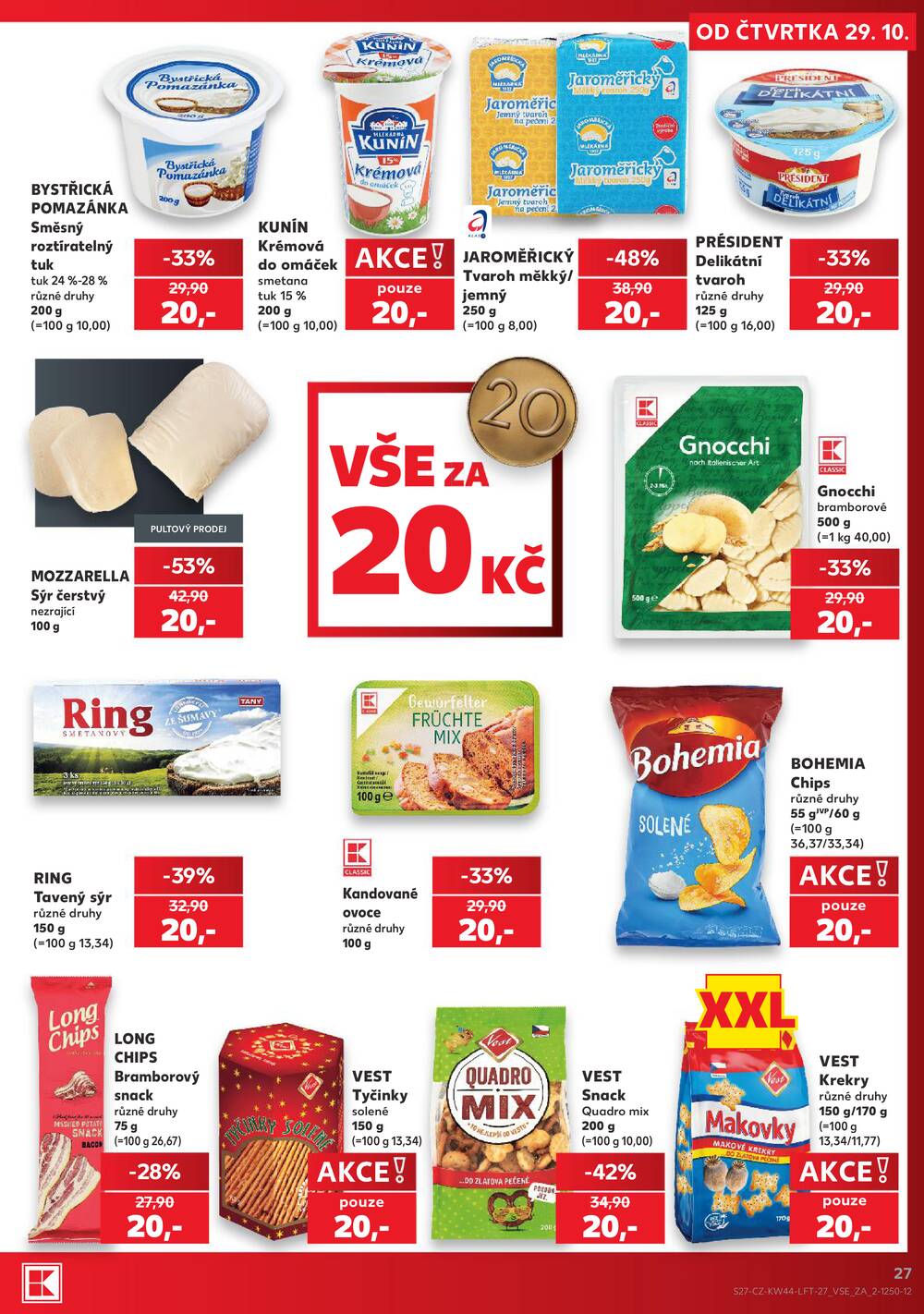 Kaufland 29.10. - 3.11. - Kaufland - Čáslav