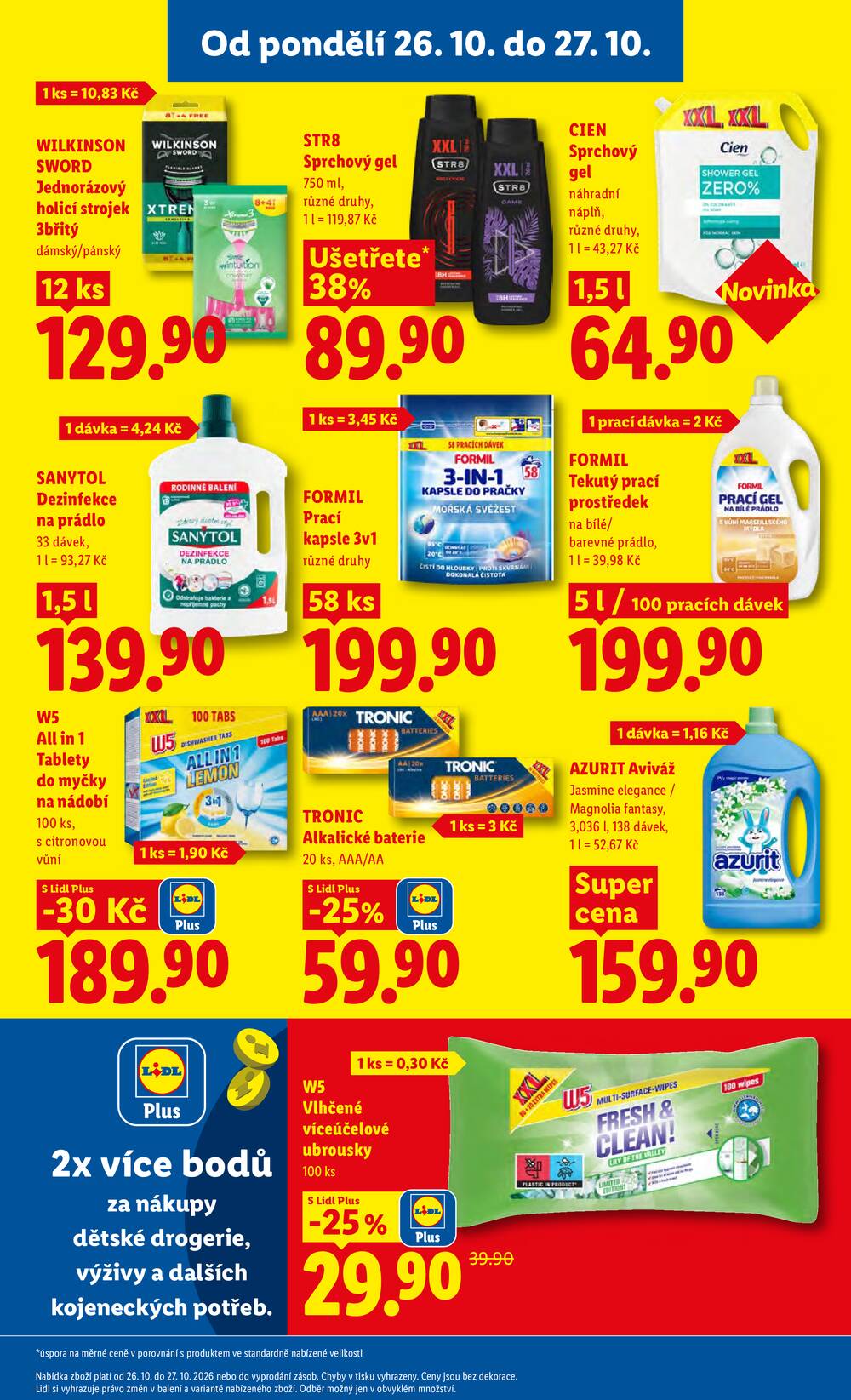 Lidl od 26.10. do 27.10.2026