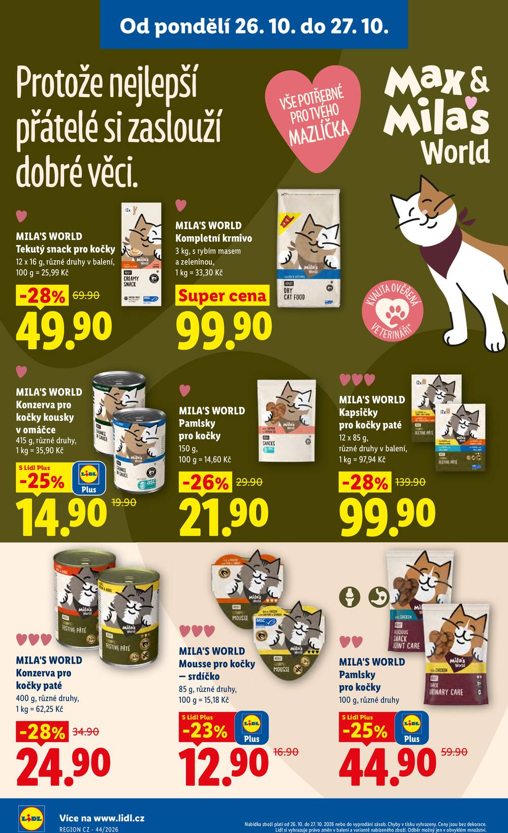 Lidl od 26.10. do 27.10.2026