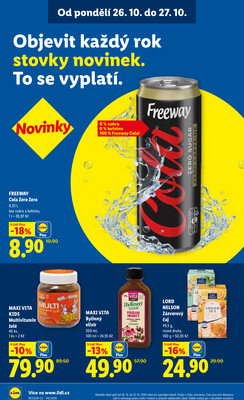 Lidl od 26.10. do 27.10.2026