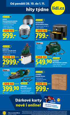 Lidl od 26.10. do 27.10.2026