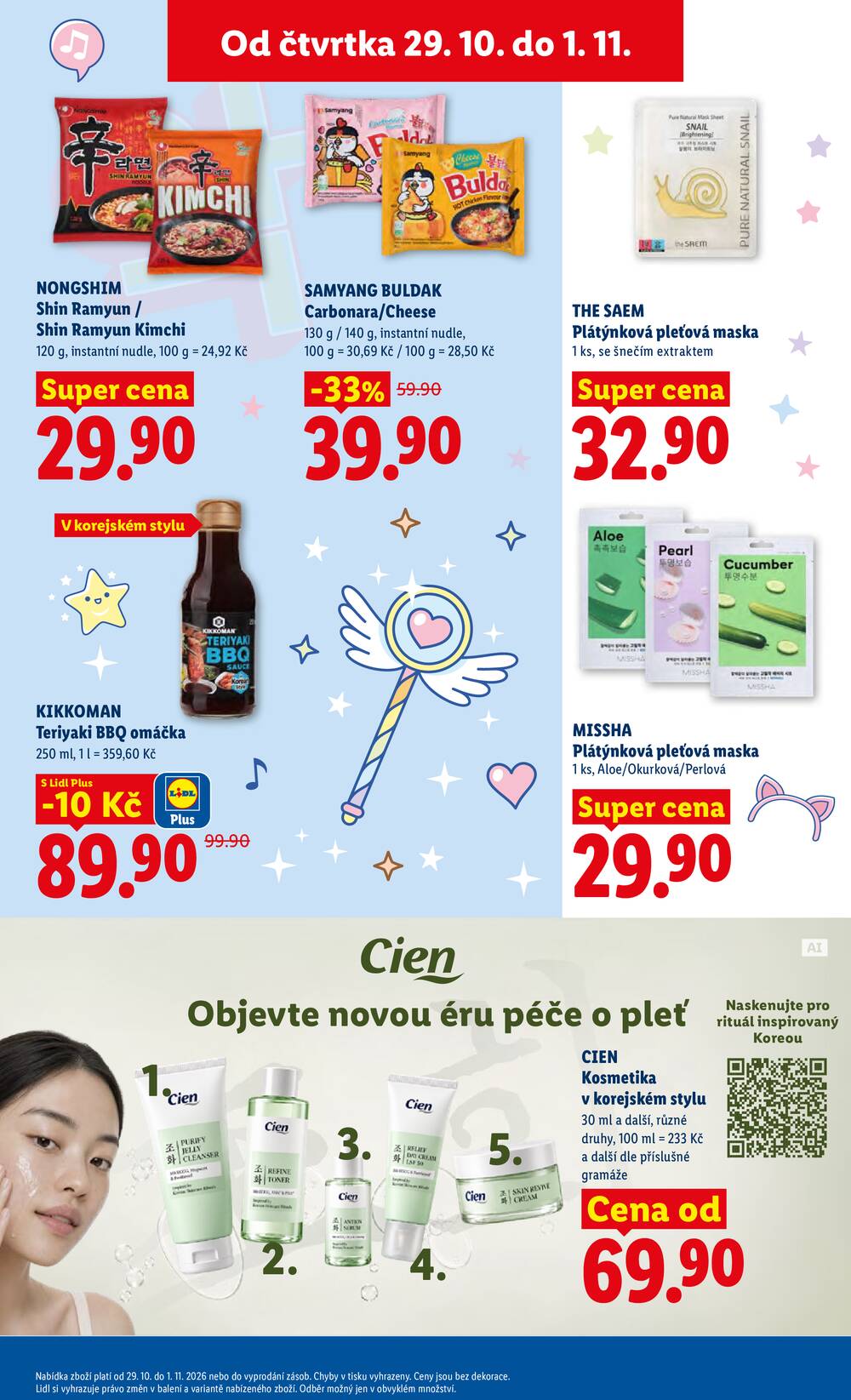 Lidl Čtvrtek od 29.10. do 1.11.2026