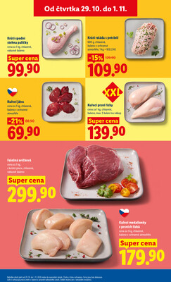 Lidl Čtvrtek od 29.10. do 1.11.2026